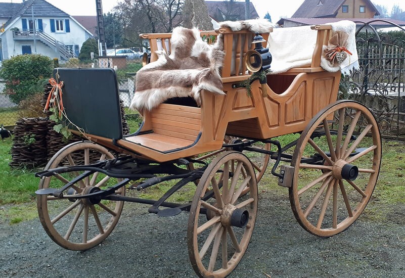 Calèche en bois