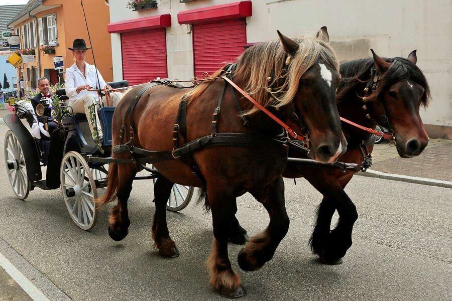 Vers la mairie